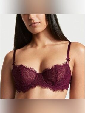 Victoria’s Secret Wicked Balconette Purple Bra
